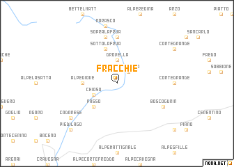 map of Fracchie