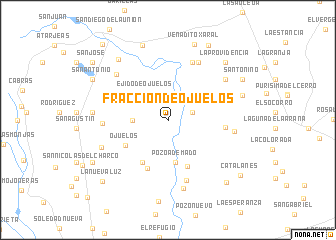 map of Fracción de Ojuelos