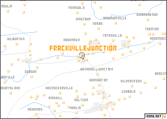 map of Frackville Junction