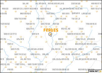 map of Frades