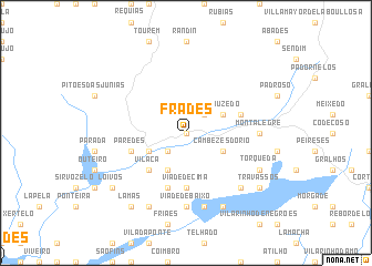 map of Frades