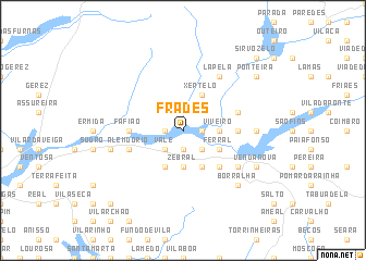 map of Frades