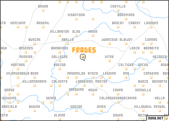 map of Frades