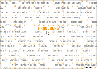 map of Fradlberg