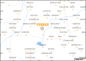 map of Fræer