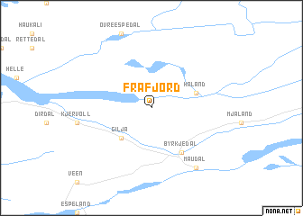 map of Frafjord