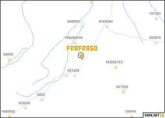 map of Frafraso