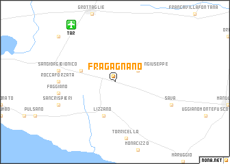 map of Fragagnano