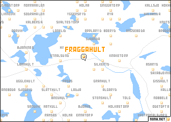 map of Fraggahult