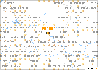 map of Frágua