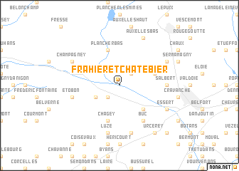 map of Frahier-et-Châtebier