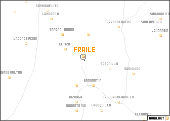 map of Fraile