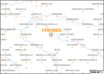 map of Fraimbois