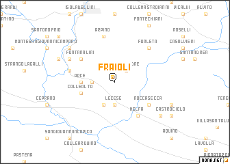 map of Fraioli