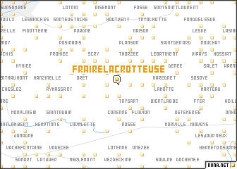 map of Fraire la Crotteuse