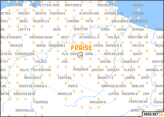 map of Fraise