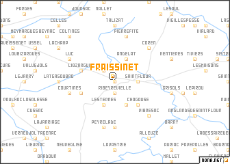 map of Fraissinet