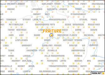 map of Fraiture