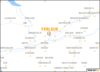 map of Fralëvo