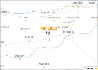 map of Fralovo