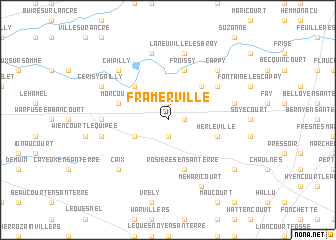 map of Framerville