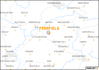 map of Framfield