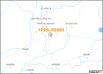 map of Framlingham