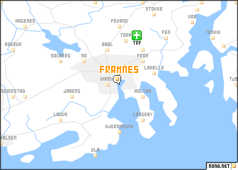 map of Framnes