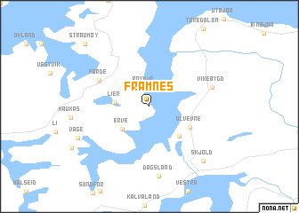 map of Framnes
