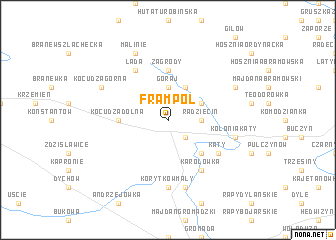 map of Frampol