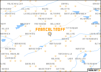 map of Francaltroff