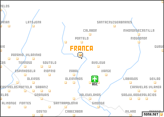 map of França