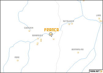 map of França