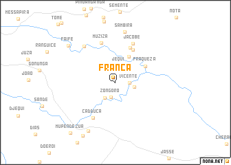 map of França