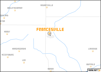map of Francesville