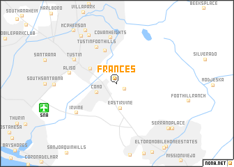 map of Frances