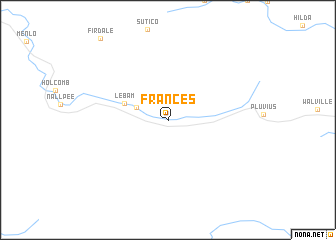 map of Frances