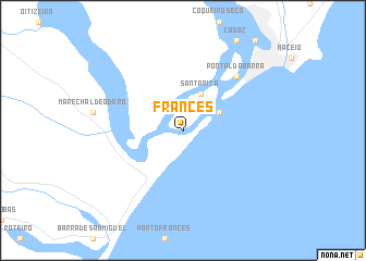 map of Francês