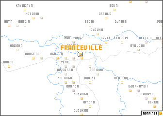 map of Franceville