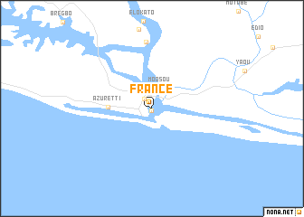 map of France