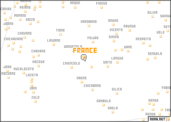 map of France