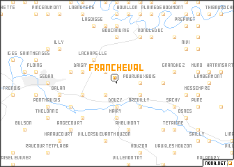 map of Francheval