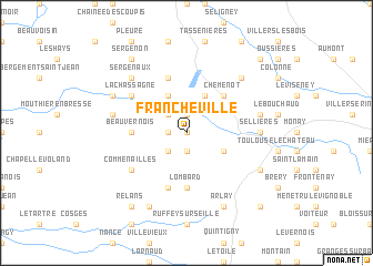 map of Francheville