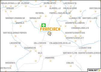 map of Franciach