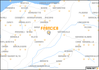 map of Francica