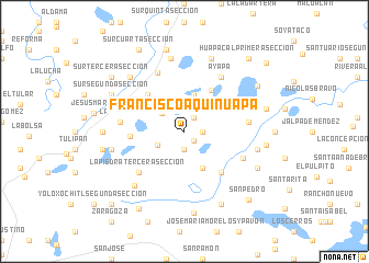 map of Francisco Aquinuapa