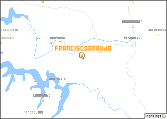 map of Francisco Araújo