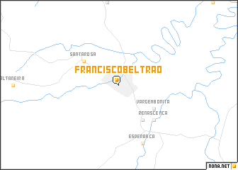 map of Francisco Beltrão