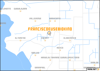 map of Francisco Eusebio Kino