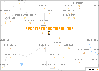 map of Francisco Garcia Salinas